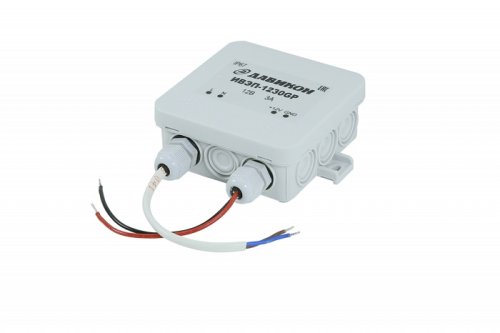 Блок питания для светодиодной ленты Давикон ИВЭП-1230GP 12В 3,5A 36Вт IP67 85х85х35мм картинка 